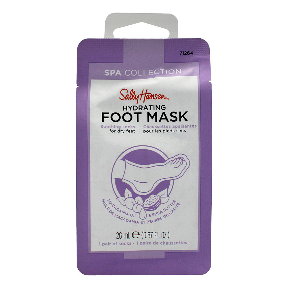 Sally Hansen Hydrating Foot Mask Pair Of Socks for Dry Feet 1Ea