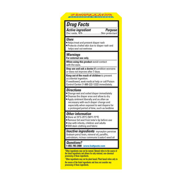 Boudreauxs Butt Paste Diaper Rash Ointment Skin Protectant, Zinc Oxide, 2 Oz