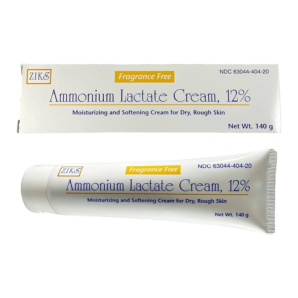Ammonium Lactate Cream 12 Percent, Moisturize Skin, Fragrance Free, 140 Gm