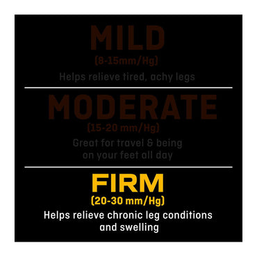 Futuro Therapeutic Support, Firm Compression Knee High, Open Toe, Beige, Medium - 1 Ea