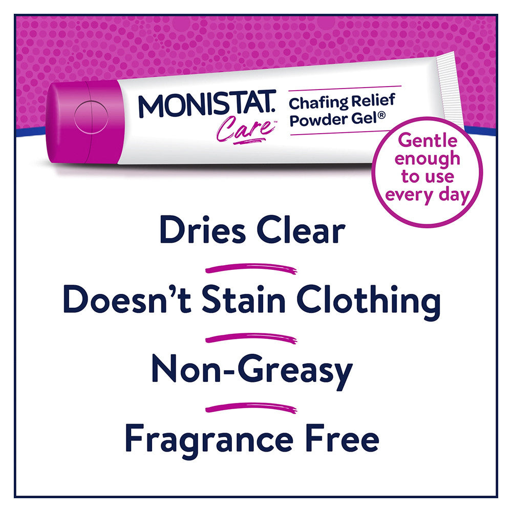 Monistat Complete Care Chafing Relief Powder Gel, 1.5 Oz