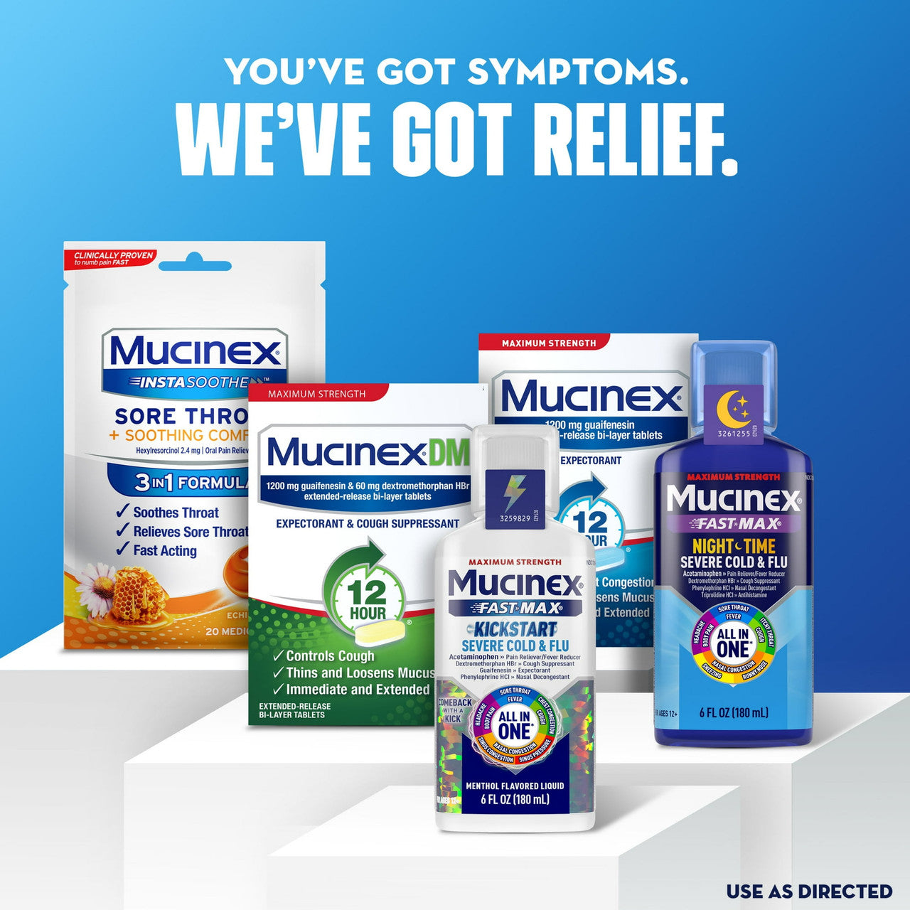 Mucinex Expectorant Guaifenesin Extended Release 600 Mg Tablets, 20 Ea