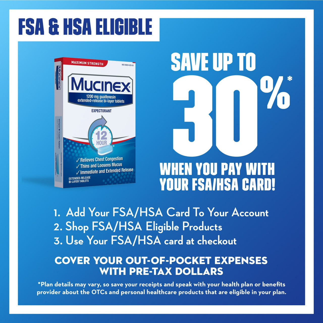 Mucinex Maximum Strength Extended-Release Bi-Layer Tablets - 14 Ea
