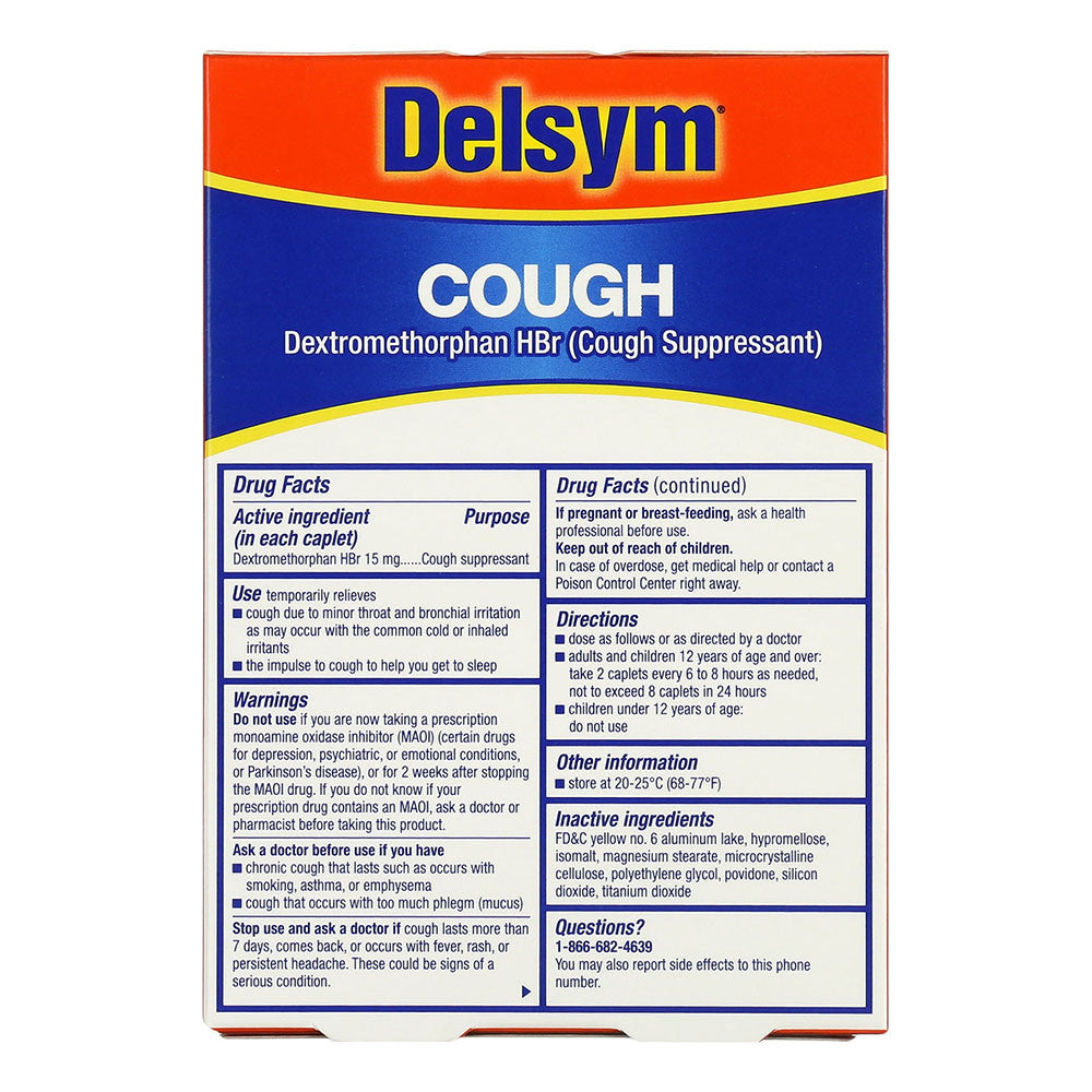 Delsym Cough Suppressant Maximum Strength, 20 Ea