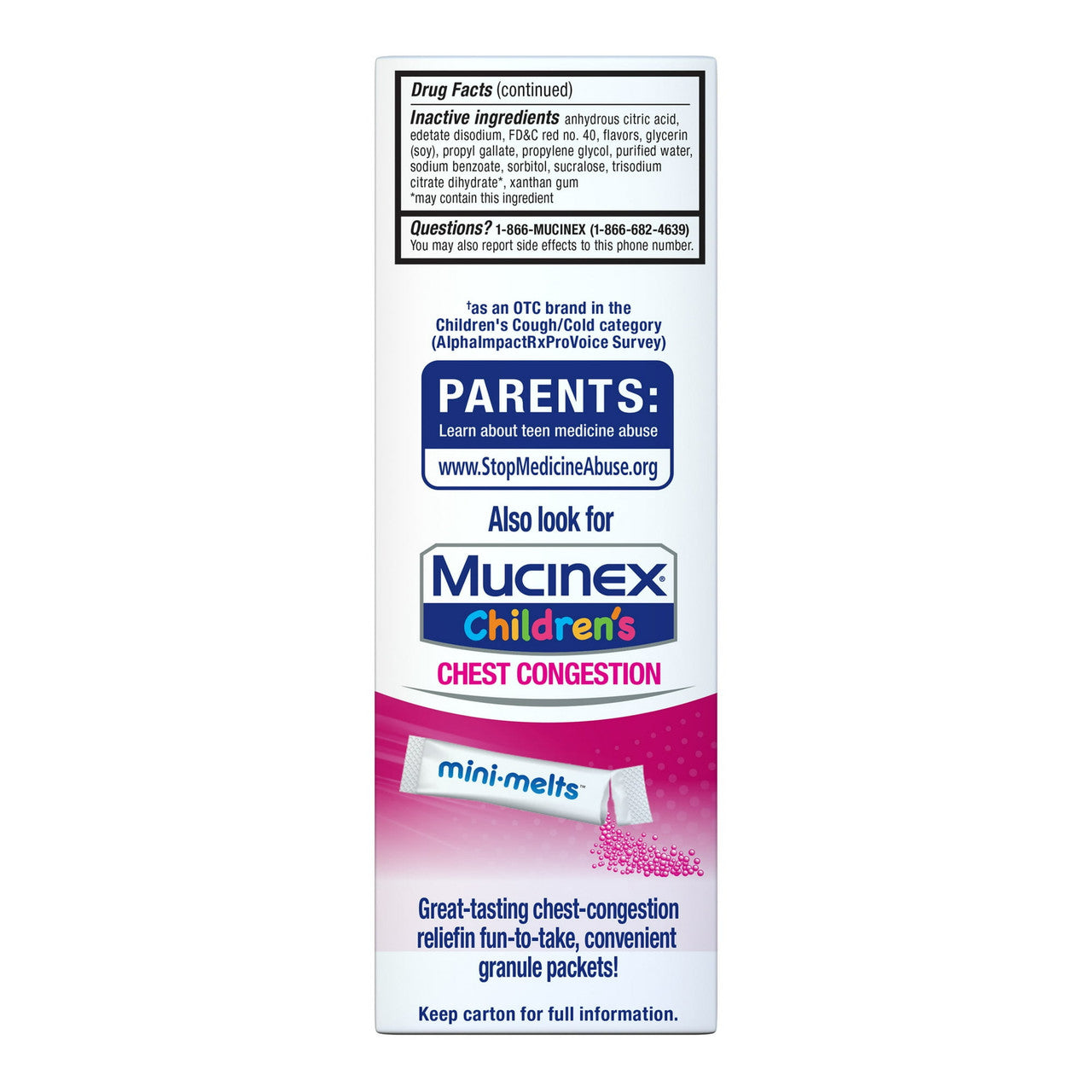 Mucinex Expectorant And Nasal Decongestant For Kids, Mixed Berry, 4 Oz