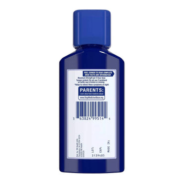 Mucinex Max Strength Severe Cold And Flu Nighttime Medicine, 6 Oz