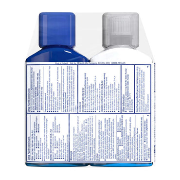 Mucinex Fast-Max Adult Liquid Cold and Flu Pack - Day and Night, 12 Oz