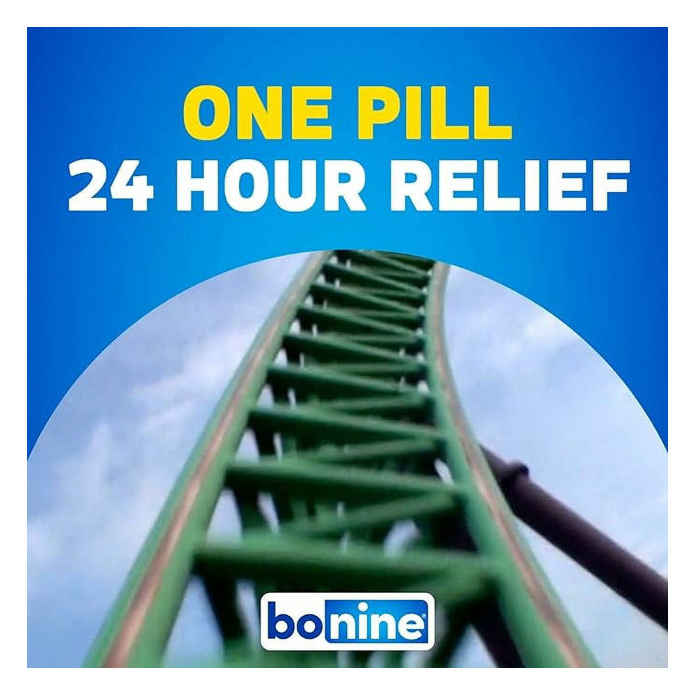 Bonine Motion Sickness Protection, Chewable Tablets, Raspberry, 16 Ea