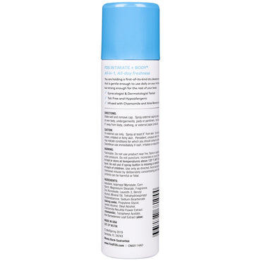 FDS Feminine Hygiene Spray, White Blossoms, 2 oz