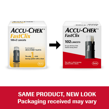 Accu-Check Fastclix Lancets, 102 Ea