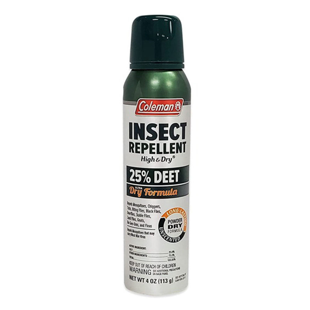 Coleman Insect Repellant High and Dry 25% Deet Dry Formula, 4 Oz