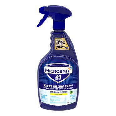 Microban Disinfecting Bathroom Cleaner, Fresh Scente, 32 Oz