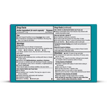 Prevacid 24 Hours Acid And Delayed Release 15 Mg For Heartburn Relief Capsules, 42 Ea