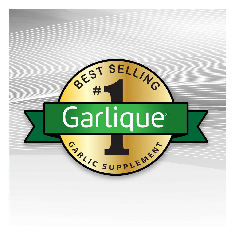 Garlique Healthy Blood Pressure Supplement, Odor Free Garlic 1800 mcg Allicin, 60 Ct