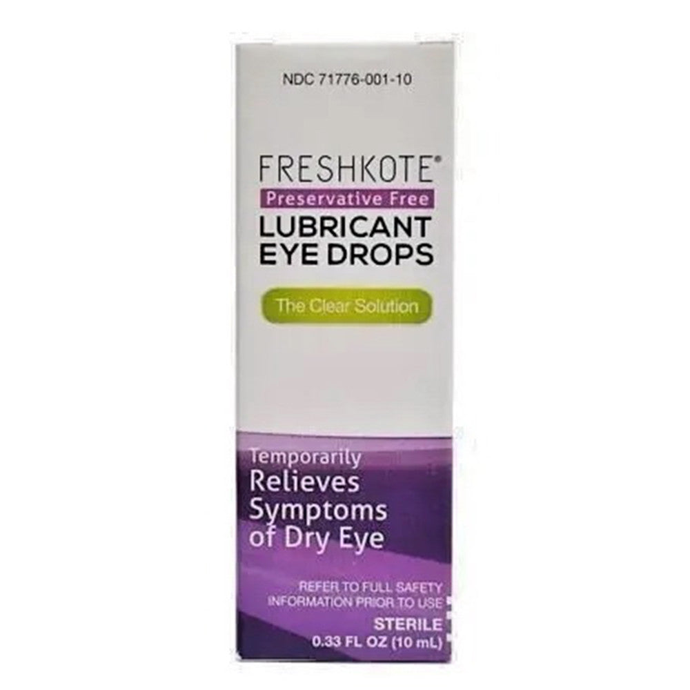 Freshkote Lubricant Eye Drops Relieves Symptoms of Dry Eye, 0.33 Oz