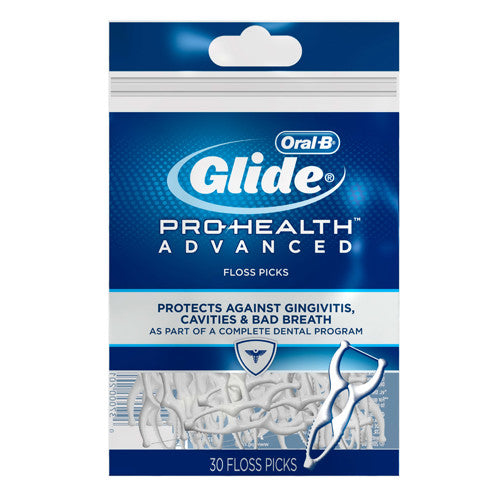 Oral-B Glide Pro Health Deep Clean Angle Floss Picks, 30 Ea