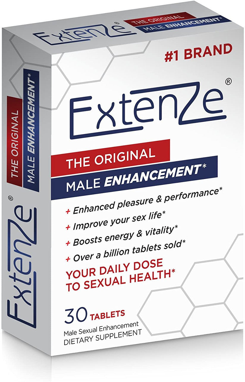 Extenze Original Formula Male Enhancement Tablets For Sexual Health, 30 Ea