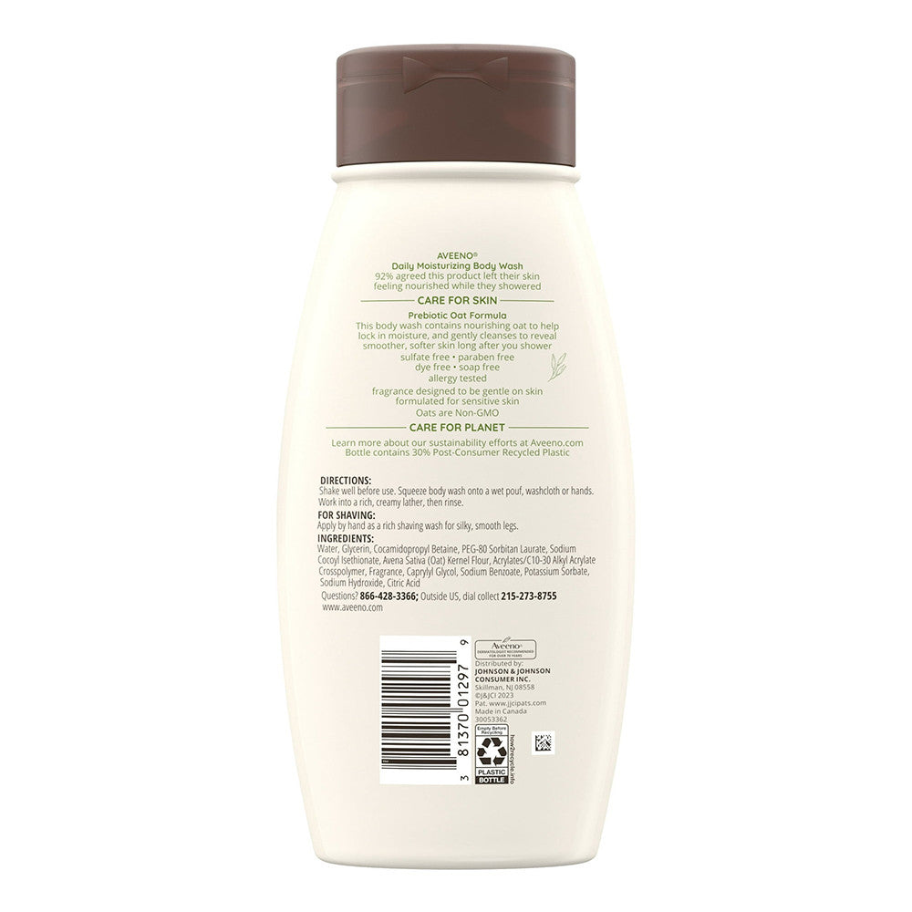 Aveeno Daily Moisturizing Body Wash, 18 Oz