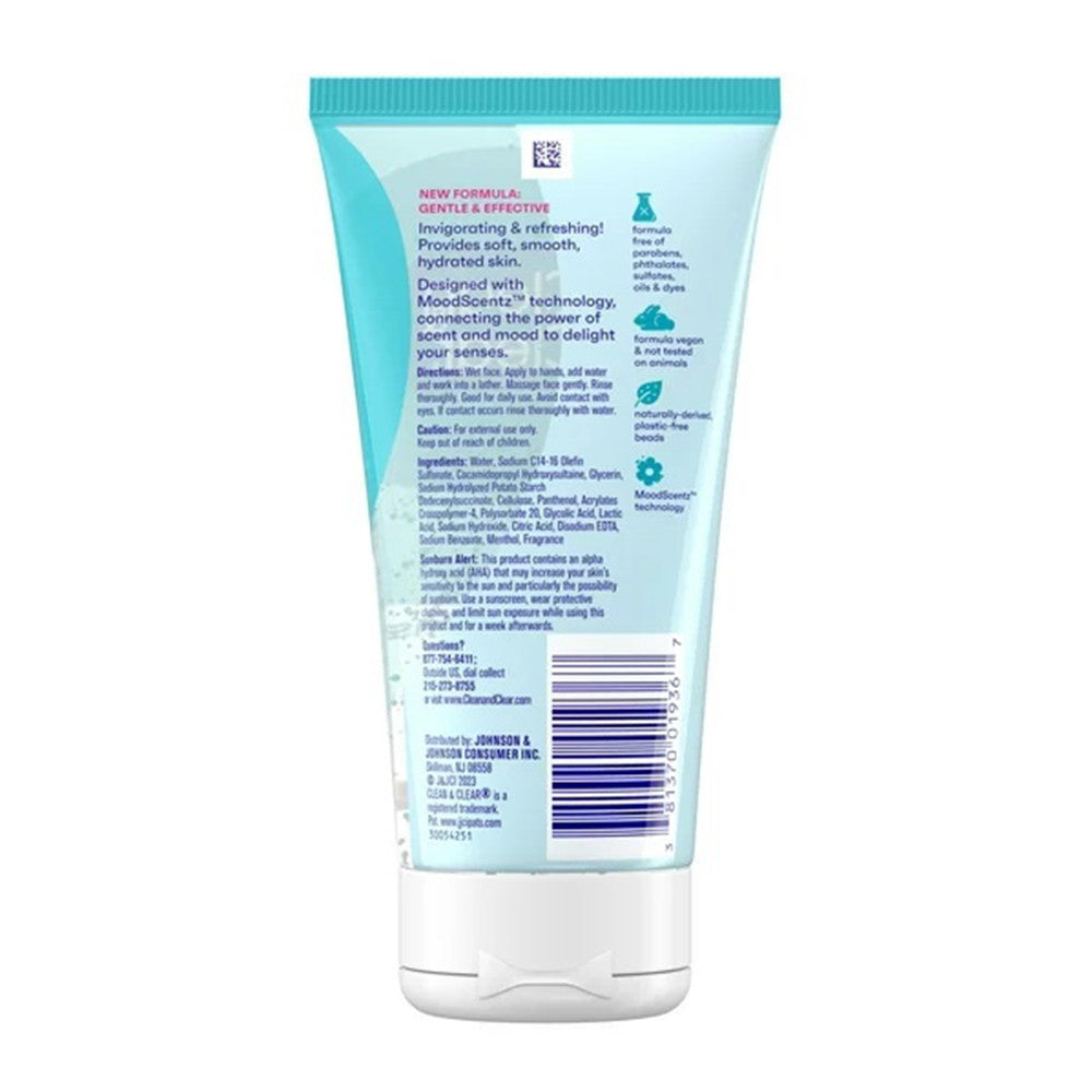Clean And Clear Deep Action Exfoliating Cleansers, Oil-Free - 5 Oz
