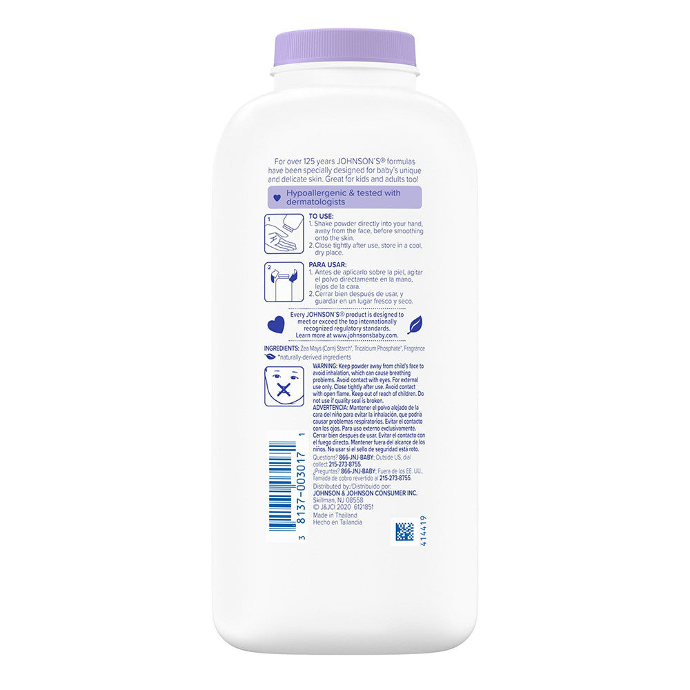 Johnsons Baby Powder For Diaper Rash With Calming Lavender And Chamomile, 15 Oz