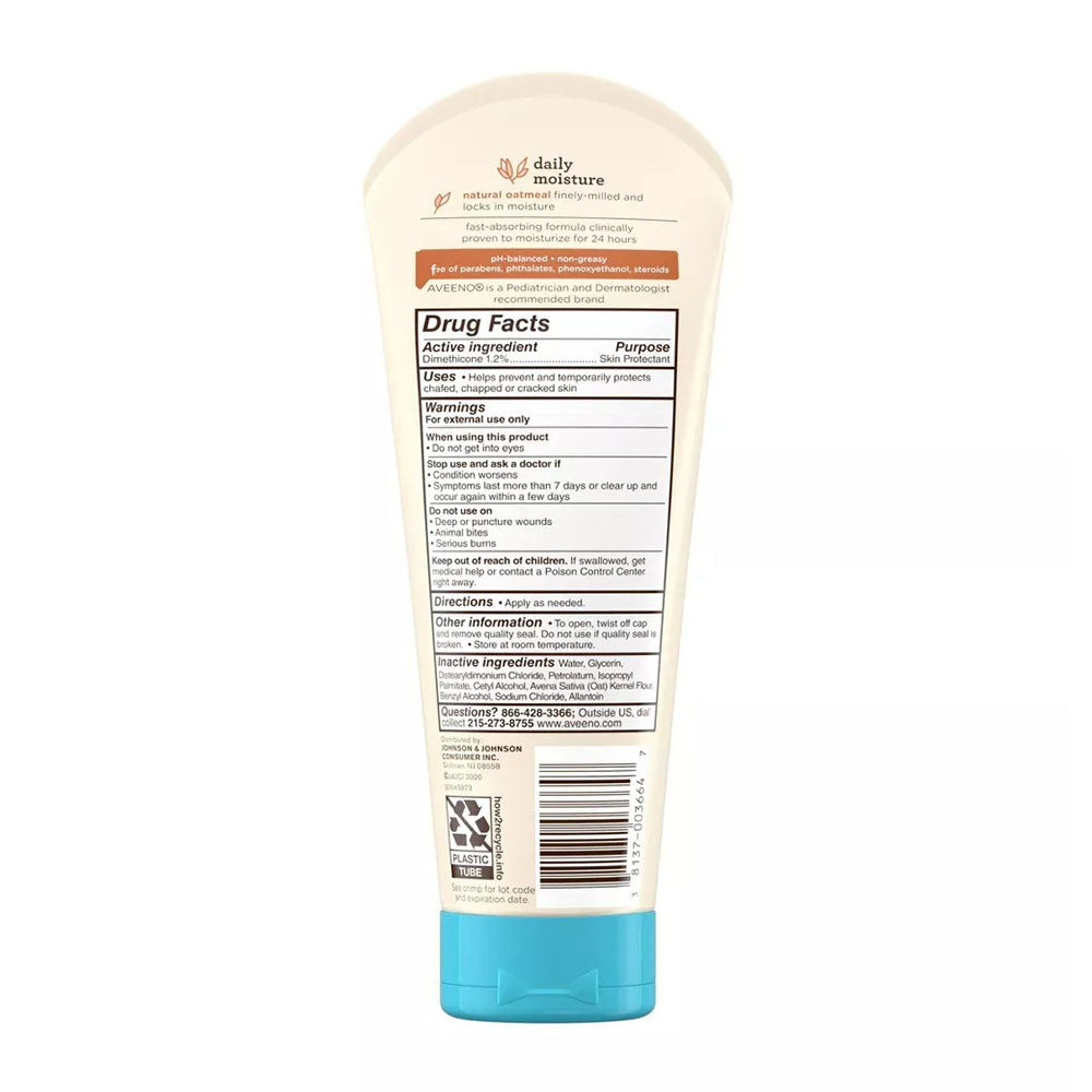Aveeno Baby Daily Moisture Body Lotion With Natural Colloidal Oatmeal And Dimethicone, 8 Oz