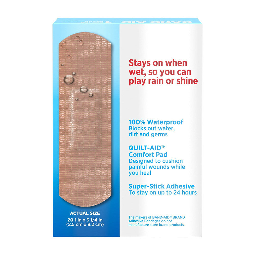 Band Aid Tough Strips, Waterproof, 20 Ea