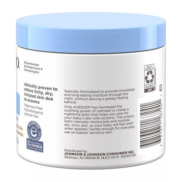 Aveeno Baby Eczema Therapy Night Time Balm, 11 oz
