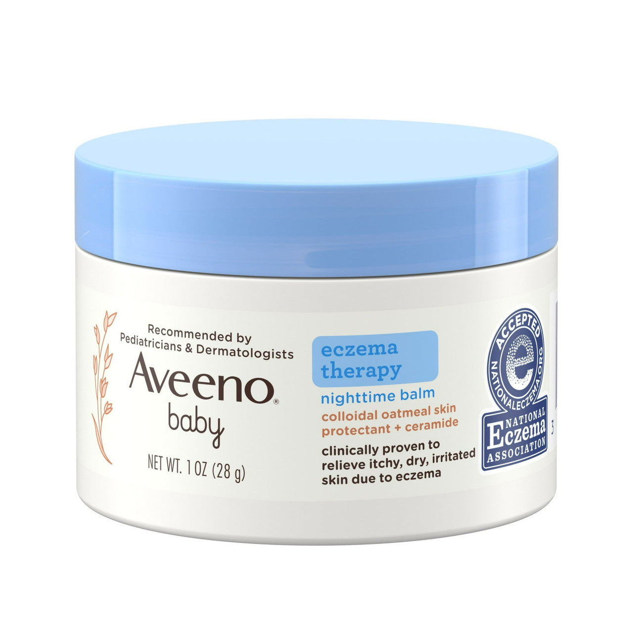 Aveeno Baby Eczema Therapy Nighttime Balm For Skin, 1 oz