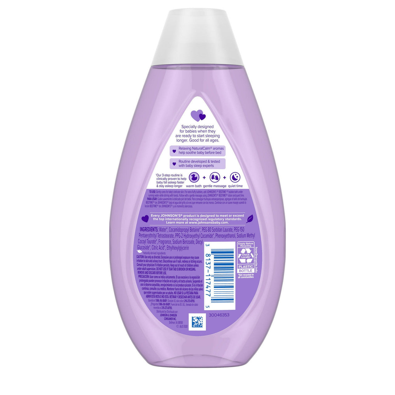 Johnsons Baby Bedtime Bubble Bath, 13.6 Oz