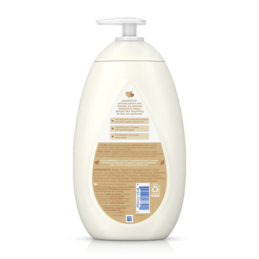 Johnsons Moisturizing Baby Body Lotion with Vanilla And Oat Extract for Dry Skin, 27.1 Oz