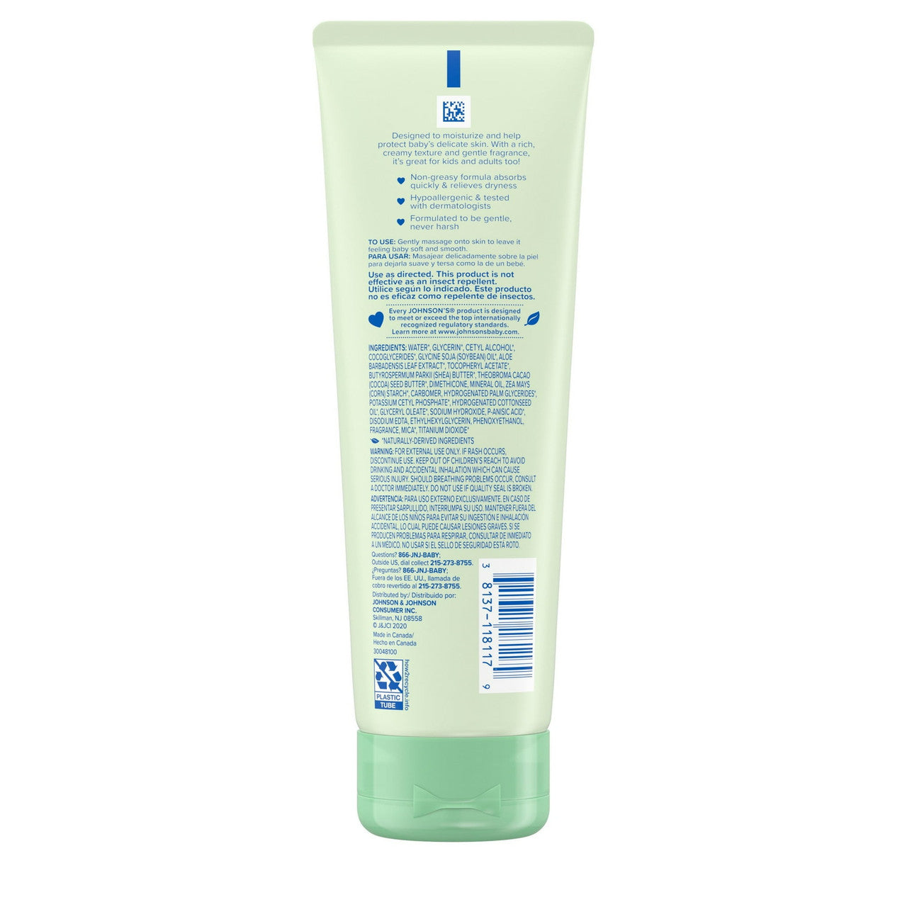 Johnsons Baby Creamy Oil, Aloe and Vitamin E, 8 Oz