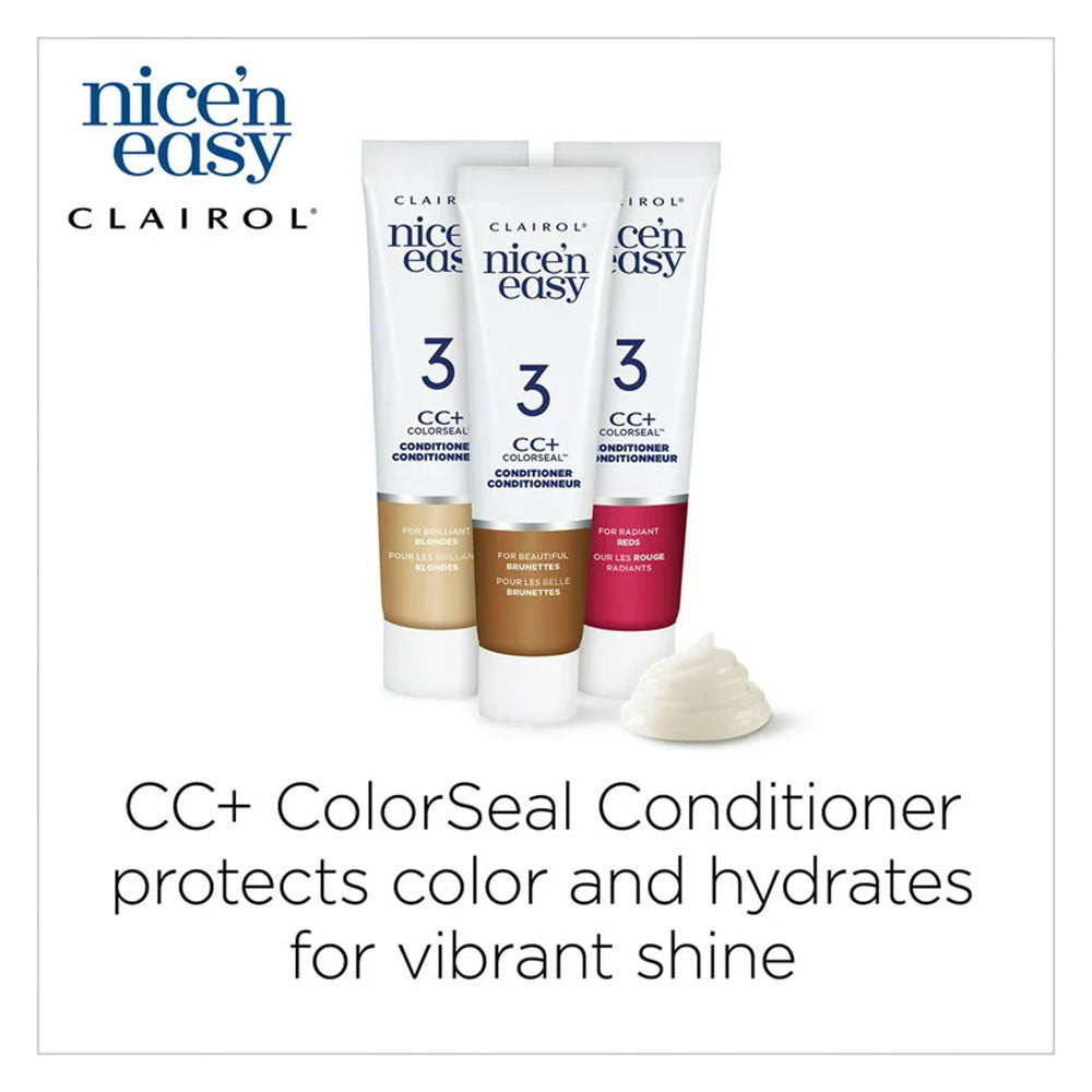 Clairol Nice N Easy Natural Darkest Brown # 121A Permanent Hair Color, Kit
