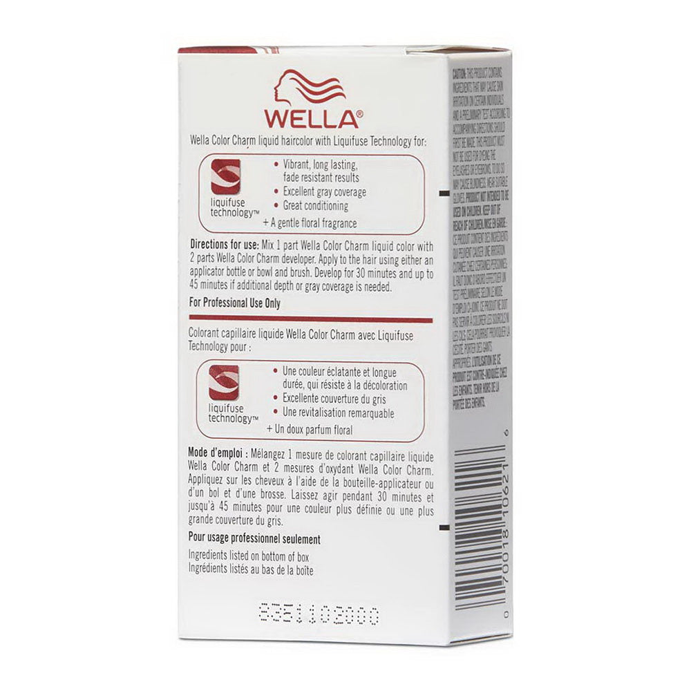 Wella Color Charm 5RG by 445 Permanent Liquid Hair Color, Light Auburn, 1.4 Oz