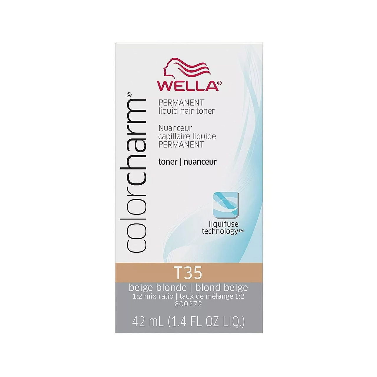 Wella Color Charm Liquid Toner Hair Color, T35 Beige Blonde, 1.4 Oz