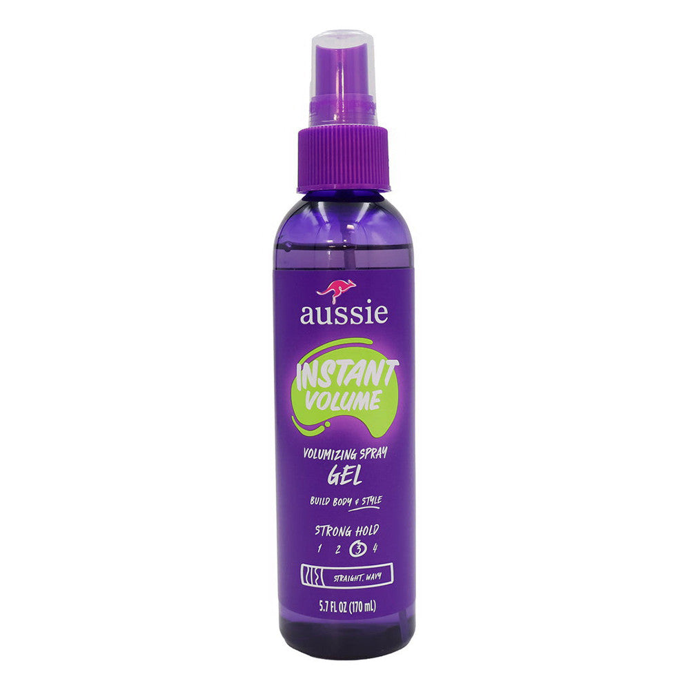 Aussie Instant Volume Spray Gel Strong Hold, 5.7 Oz