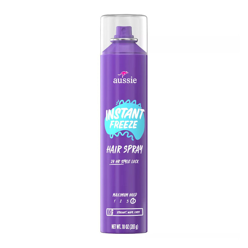 Aussie Instant Freeze Aero Hair Spray, Maximum Hold, 10 Oz