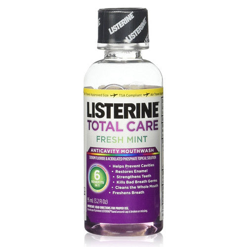 Listerine Total Care Anticavity Mouthwash Fresh Mint - 96 Ml