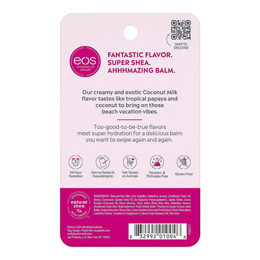 EOS Visibly Soft Lip Balm Sphere Coconut Milk, 0.25 Oz