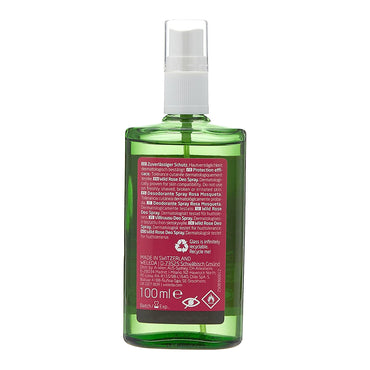 Weleda Floral Fresh Deodorant Spray, Wild Rose, 3.4 Oz