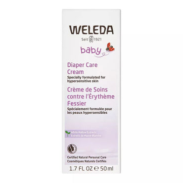 Weleda Baby Diaper Care Cream, White Mallow, 1.7 Oz