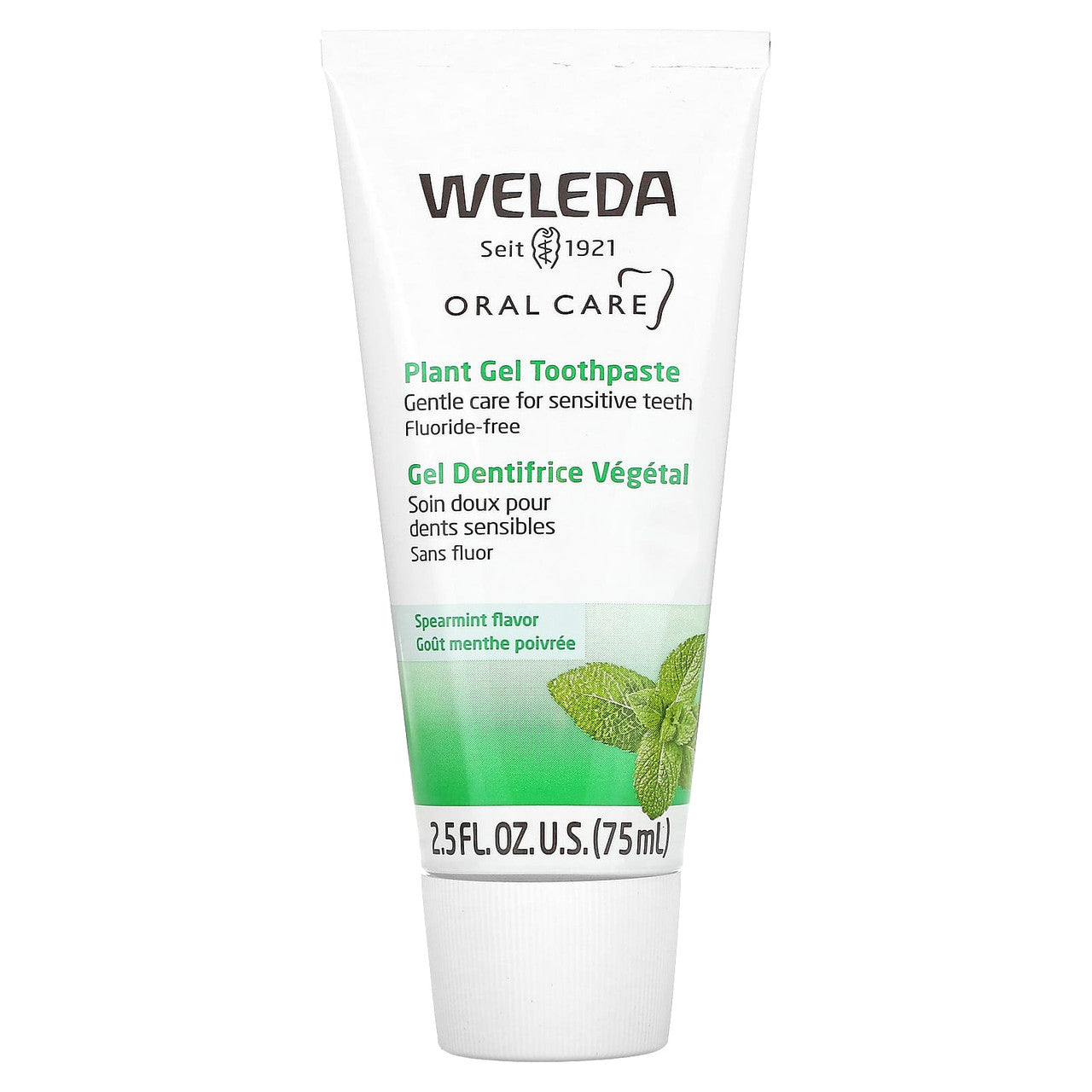 Weleda Plant Gel Toothpaste, Natural Dental Care, 2.5 Oz