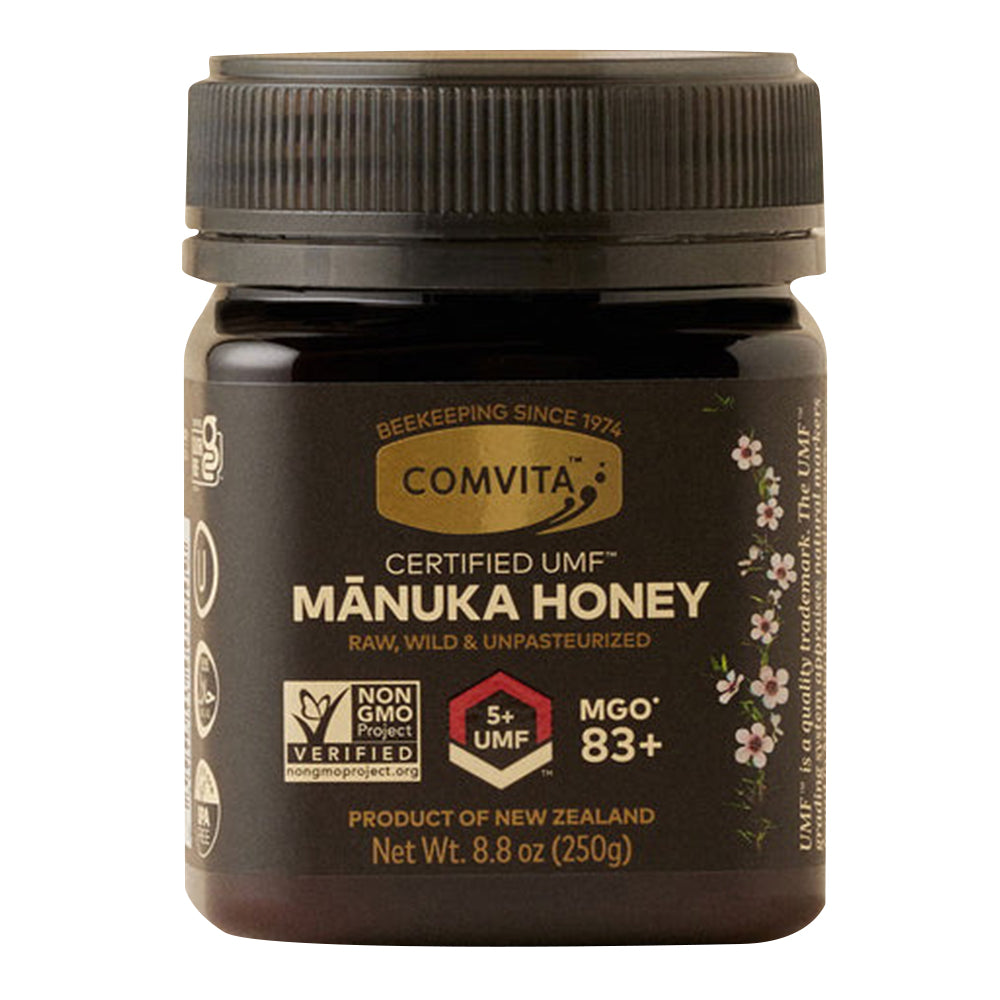 Comvita Manuka Honey Ultra UMF 5+ Raw Rich in Natural Antioxidants for Daily Wellness 8.8Oz (250g)