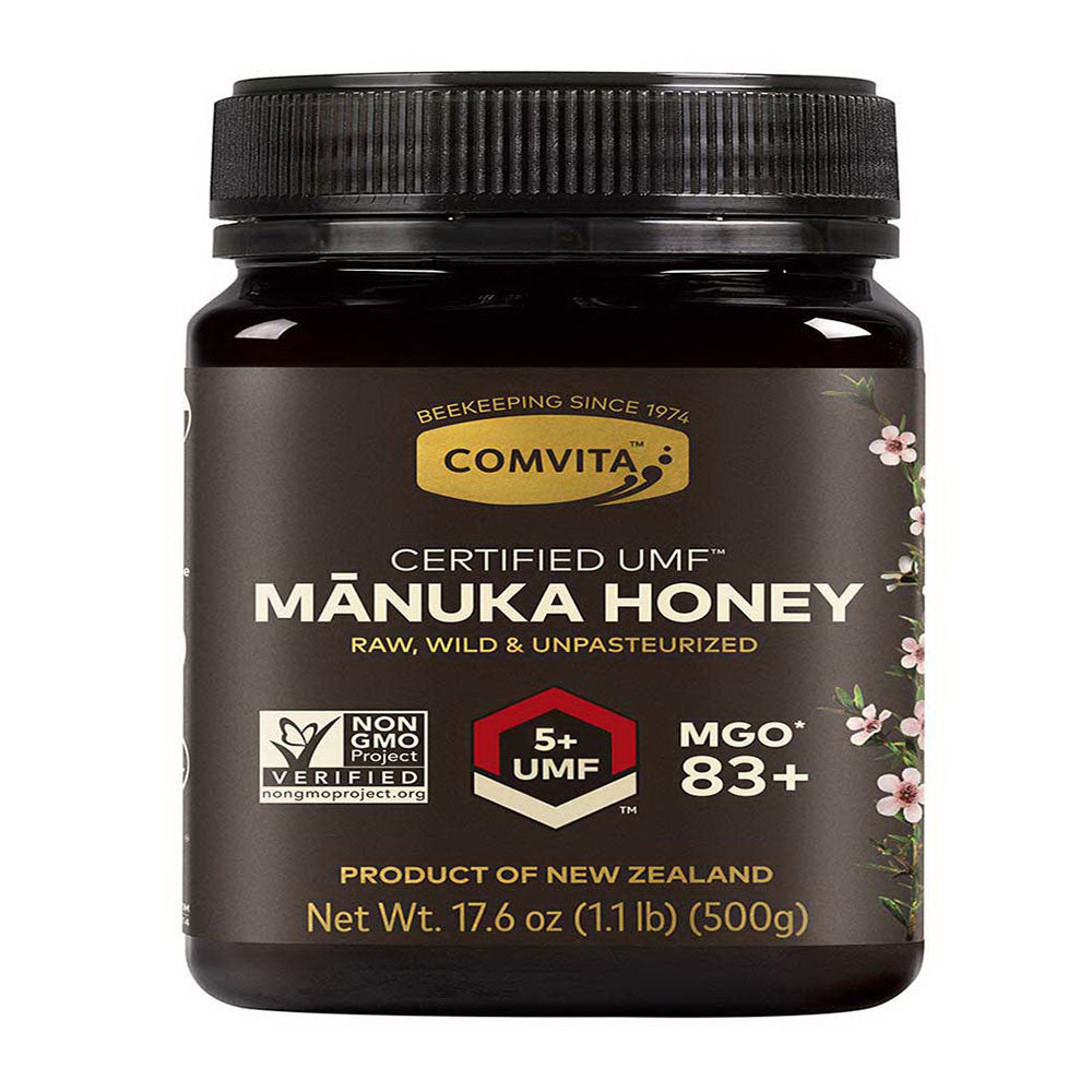Comvita MGO 83 and UMF 5 Plus Raw Manuka Honey, 17.6 Oz