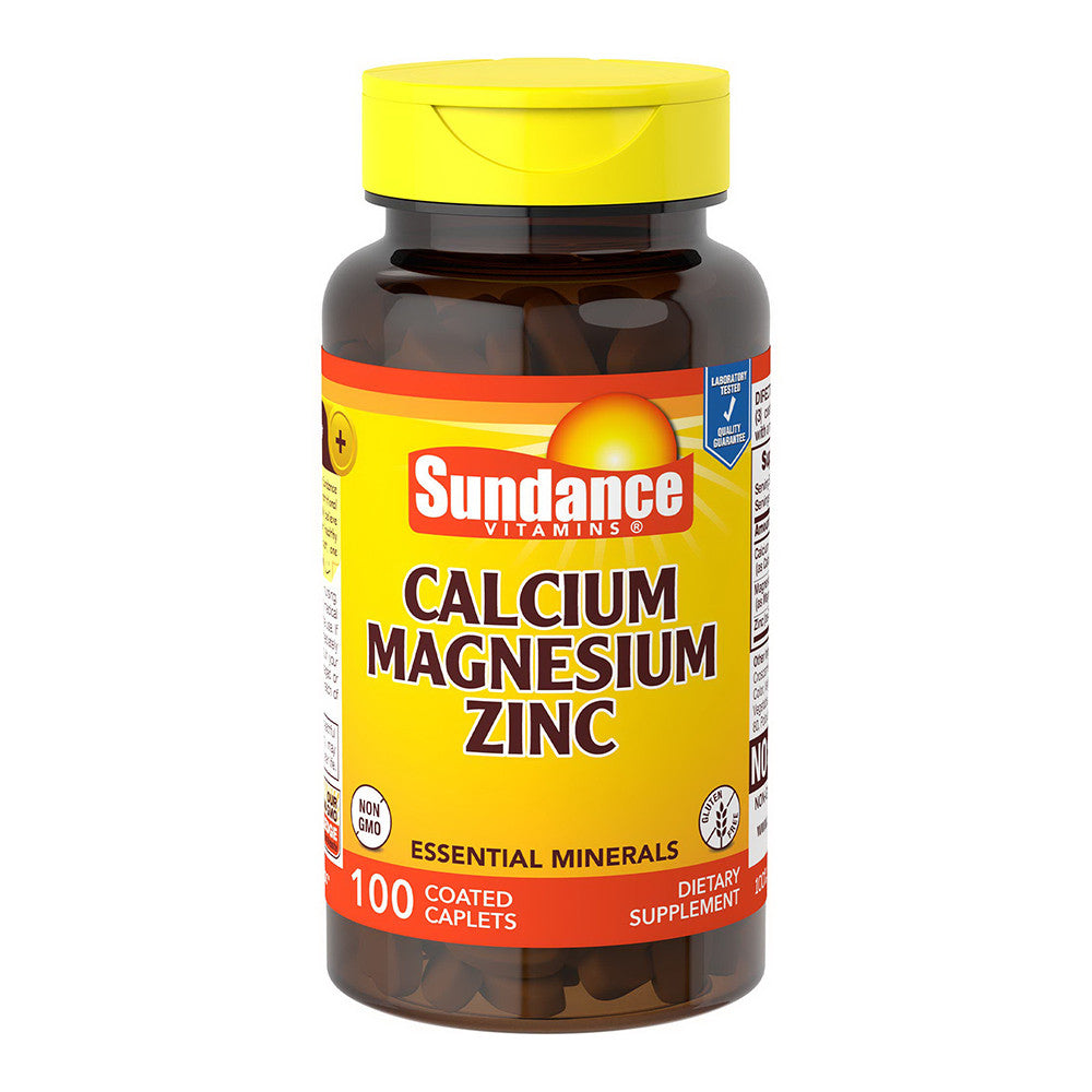 Sundance Vitamins Calcium Magnesium Zinc Plus D3 Tablets, 100 Ea