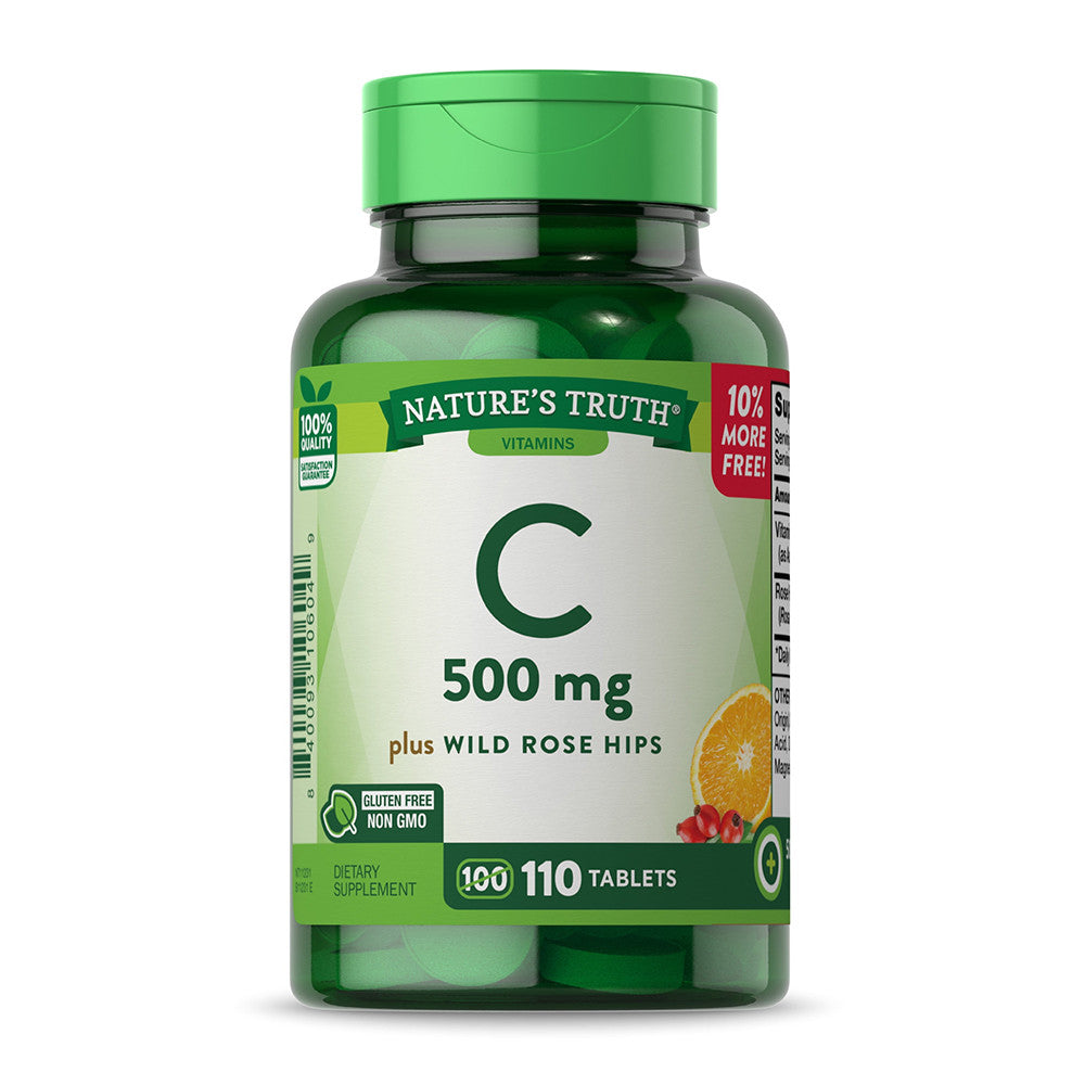 Natures Truth Vitamin C 500 Mg Tablets, 110 Ea