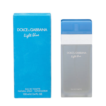 Dolce And Gabbana Light Blue For Women Eau De Toilette Spray, 3.4 Oz