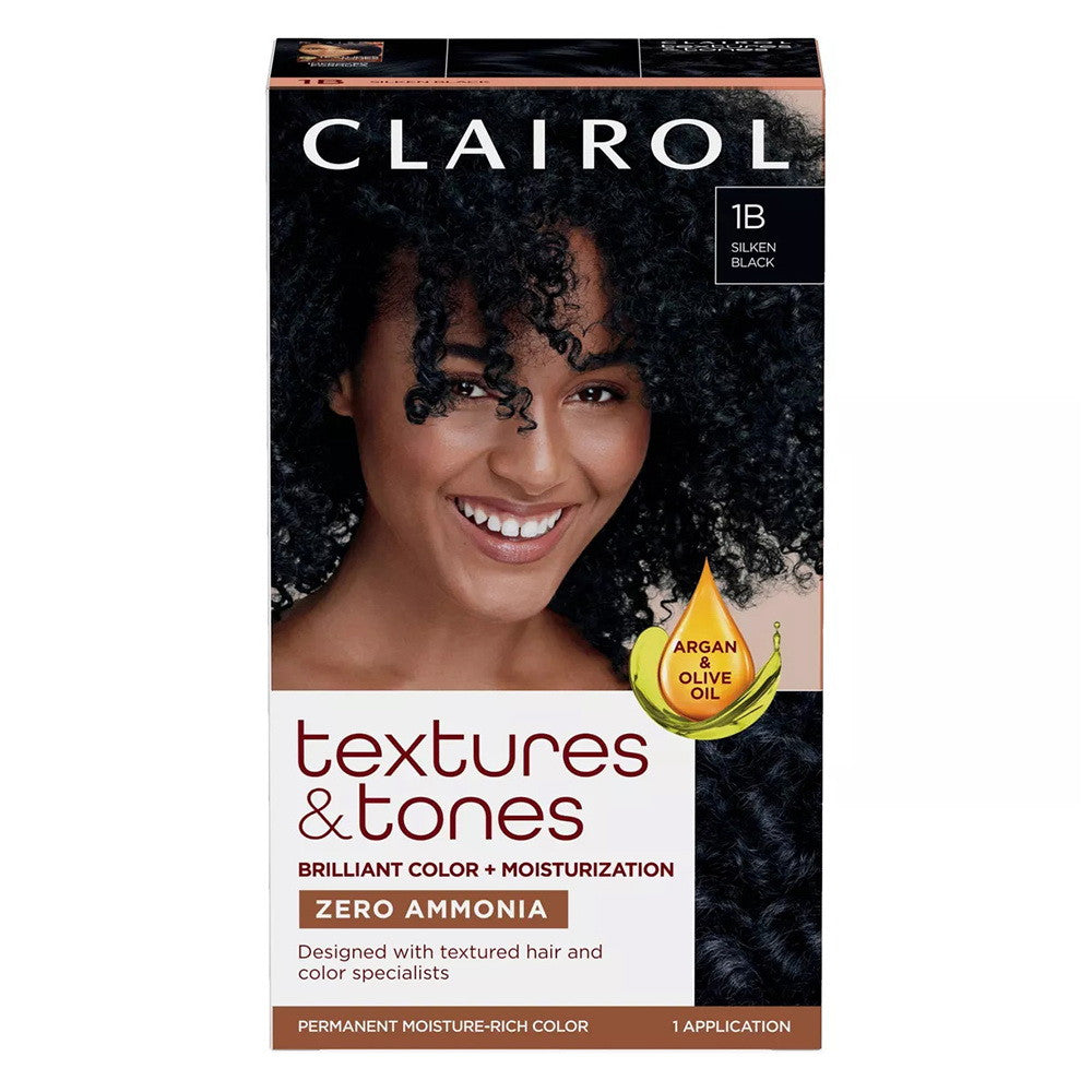 Clairol Textures and Tones Permanent Hair Color Cream, 1 Ea
