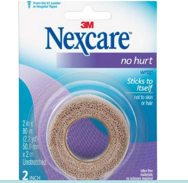 Nexcare First Aid 1 Inches Tape Flexible Clear, Latex Free, 10 Yards