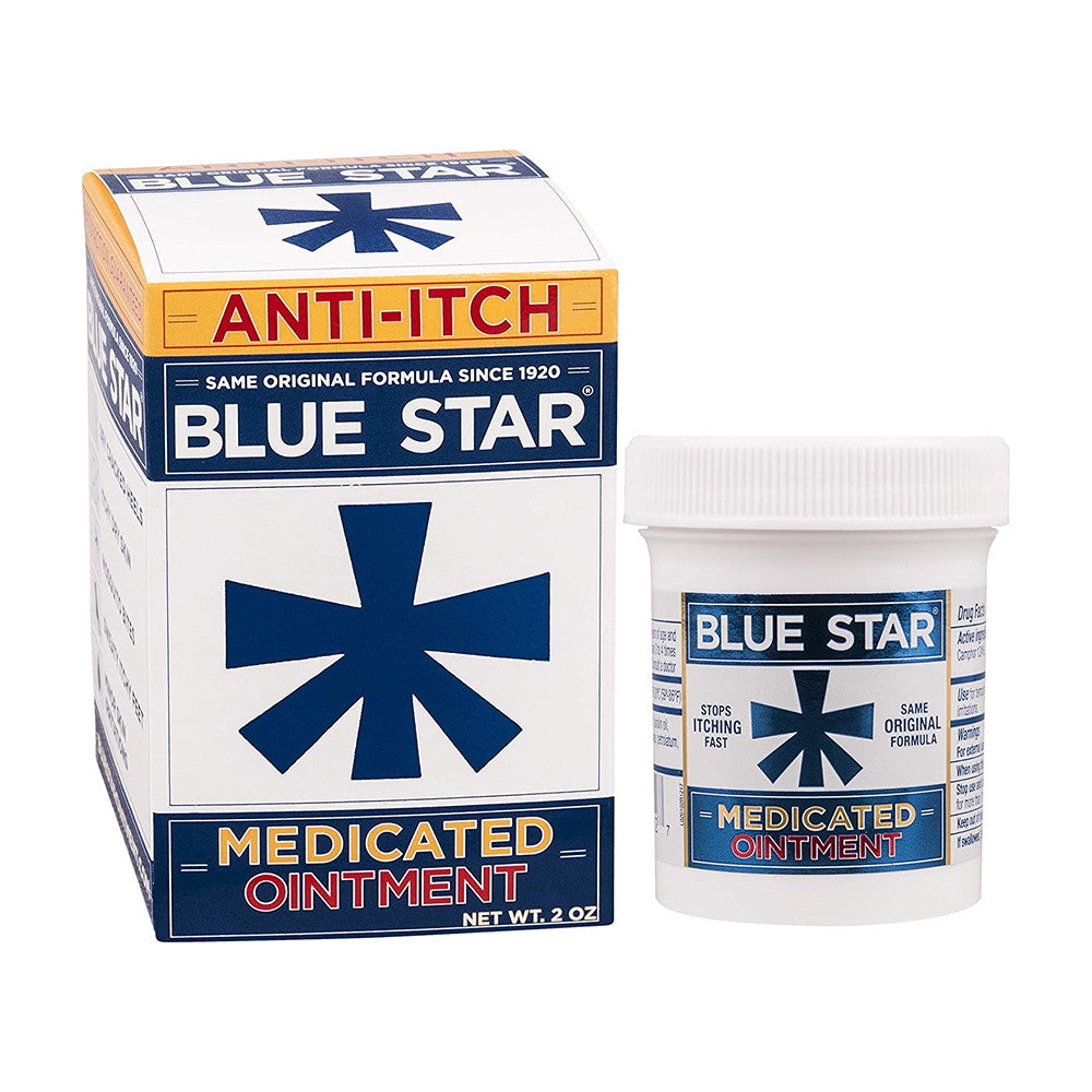 Blue Star Anti-Itch Medicated Ointment, 2 Oz