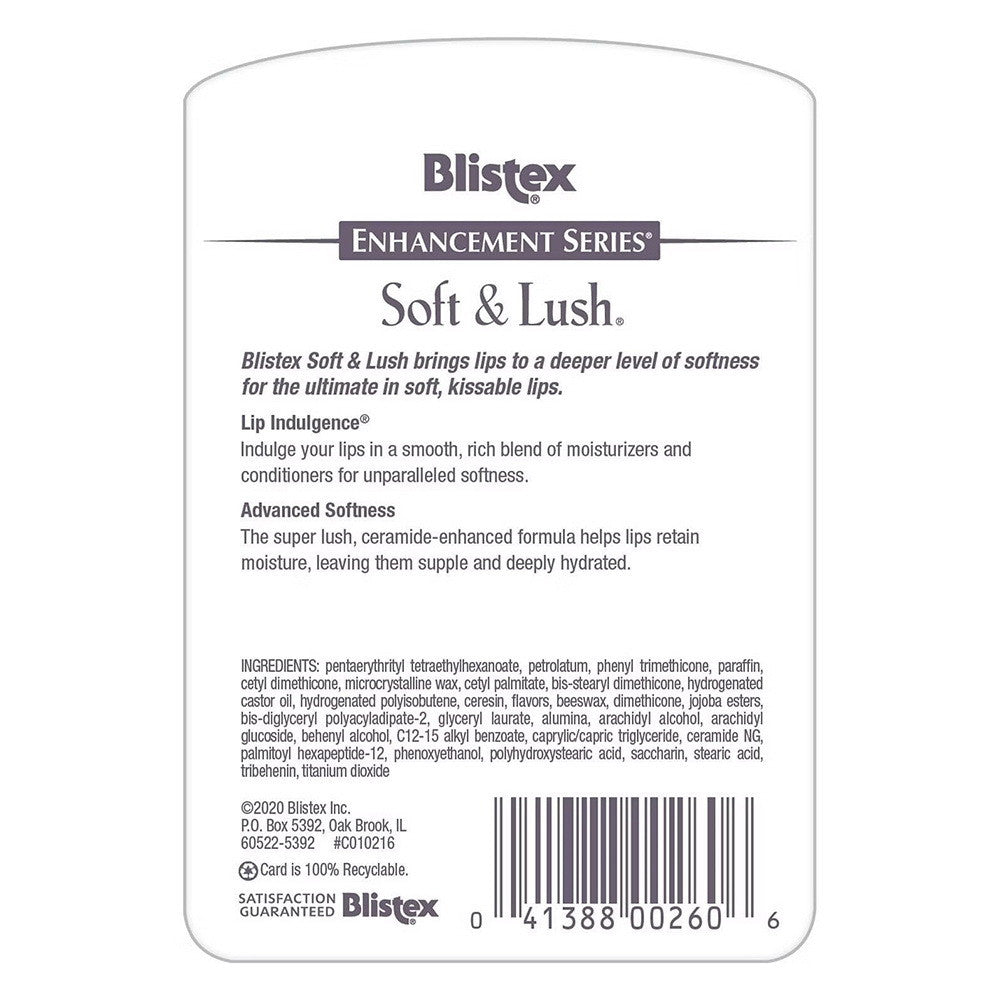 Blistex Soft & Lush Lip Balm, 0.13 Oz